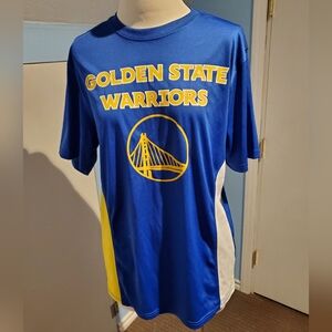 NBA Blue Shirt with Yellow Logo